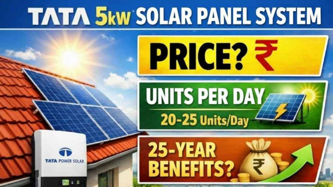 Tata 5kW Rooftop Solar